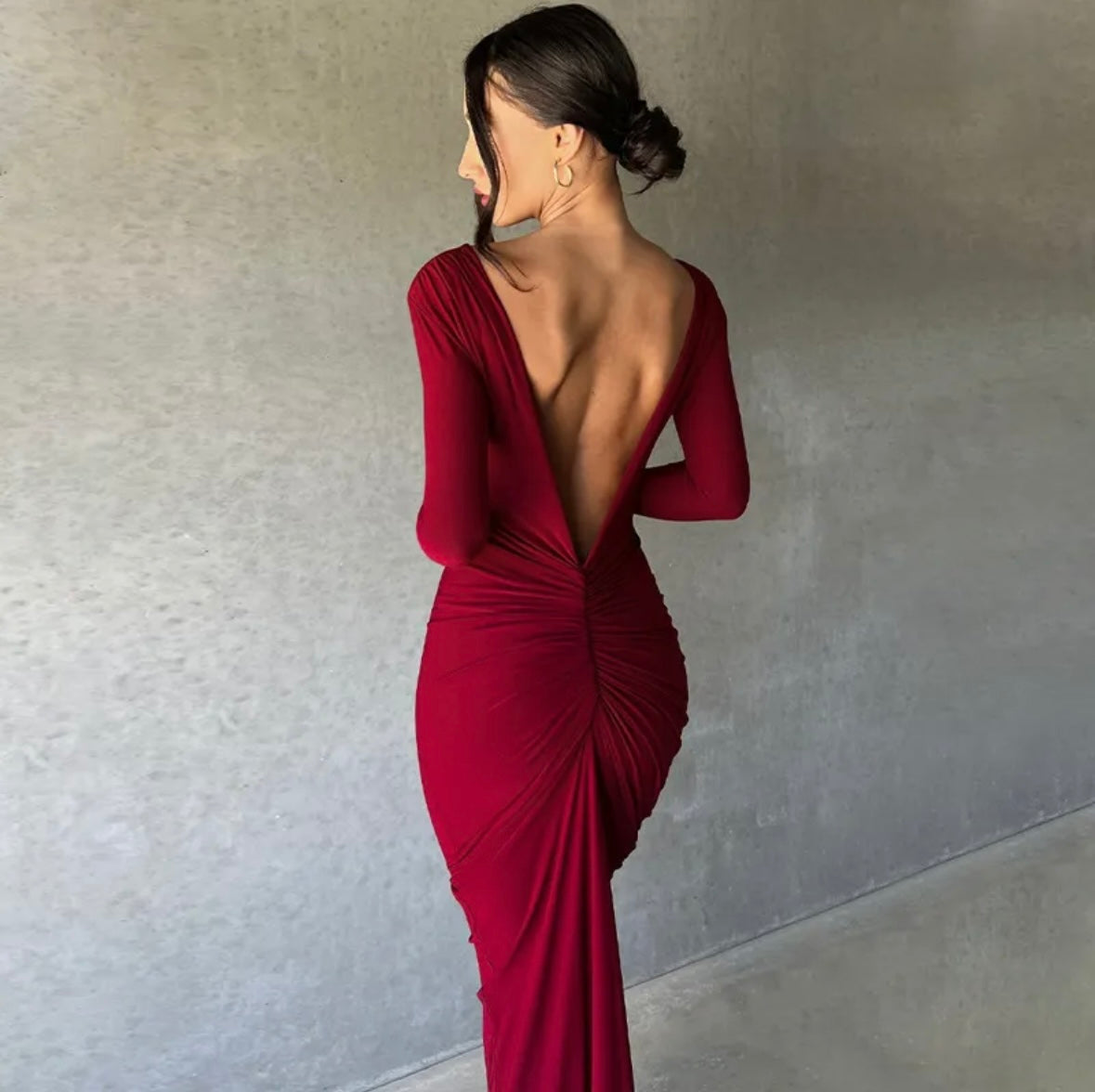 Robe crimson