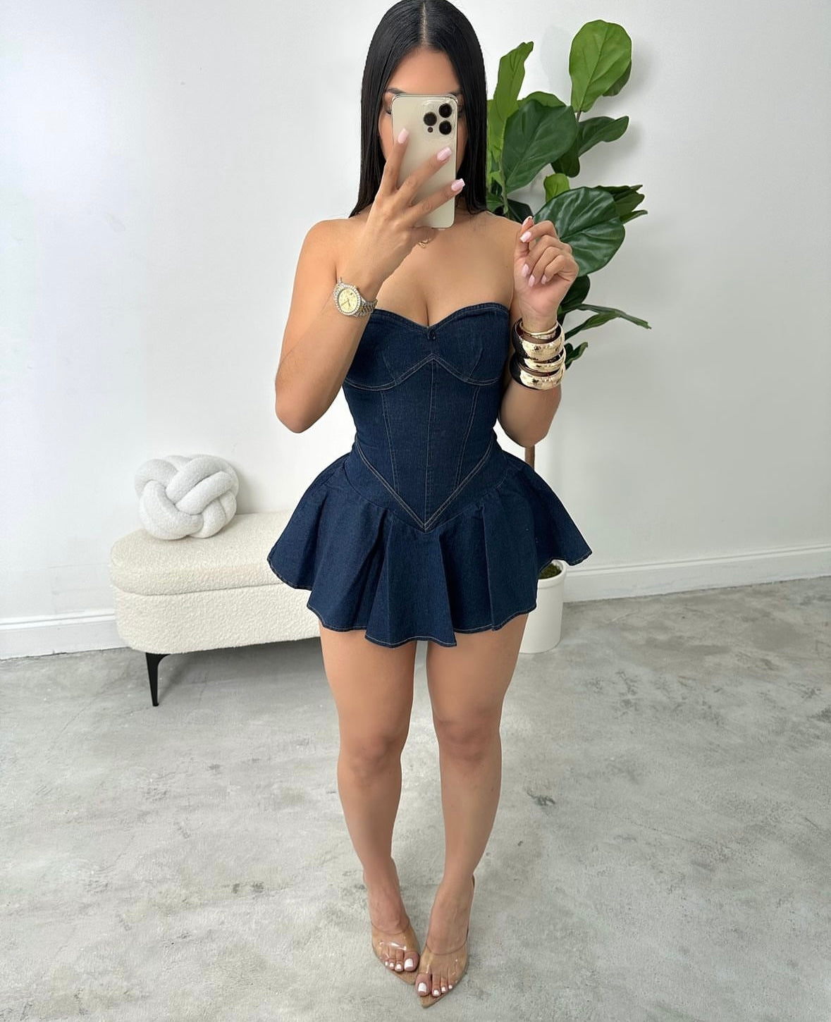 Robe denim