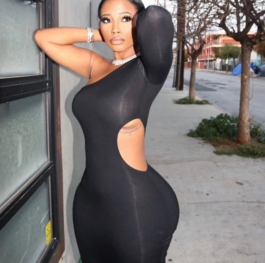 Robe noir salya
