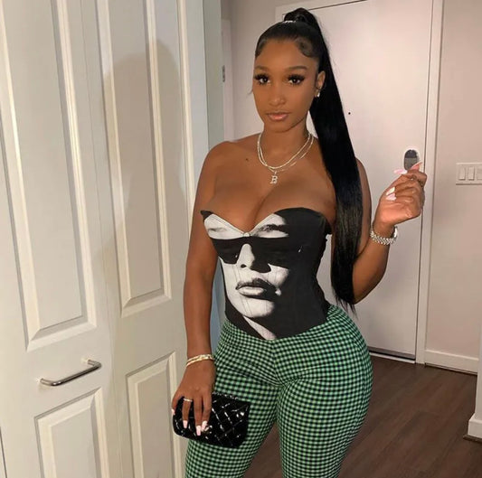 Crop top black