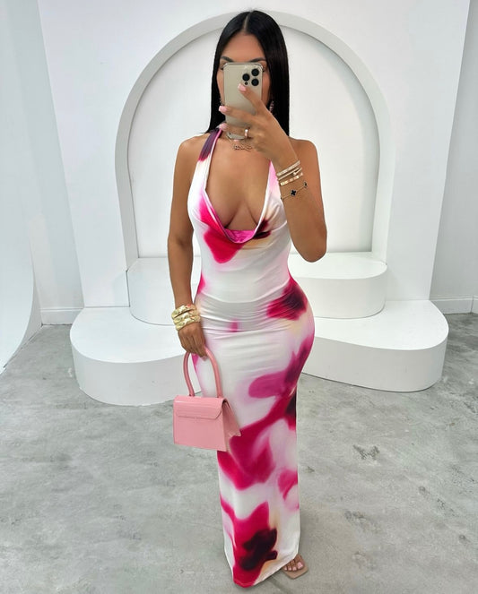 Robe summer fashion pink